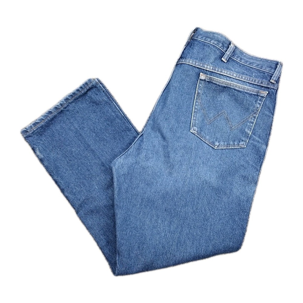 Wrangler Men's Blue Regular Fit Jeans Straight  40x30 RN 130273 Dad Vintage 90's